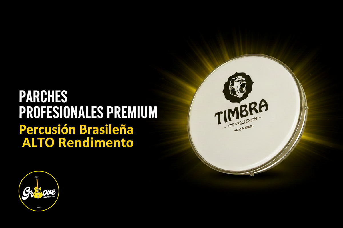Parches Percusión Brasileña - Con Logo